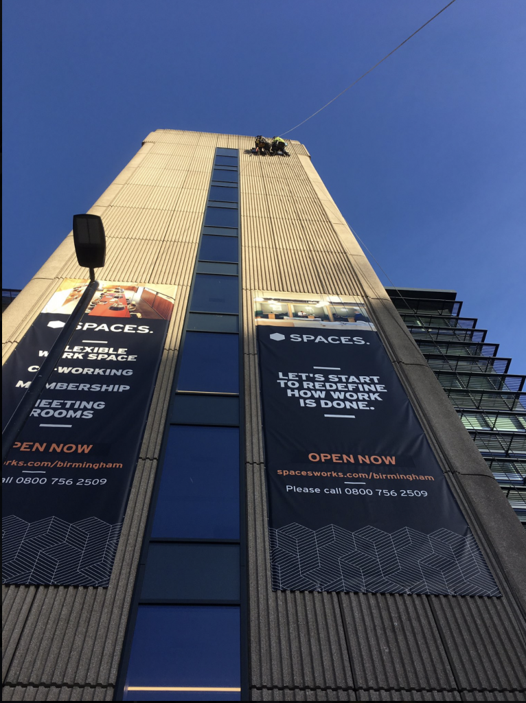 Sign Installation Birmingham – Expert Rope Access Services